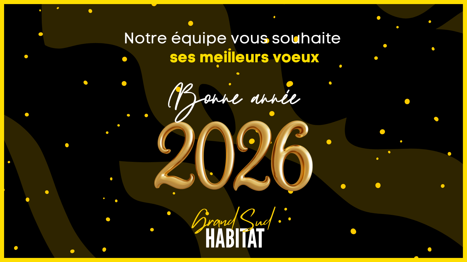 Toute notre équipe vous souhaite une Bonne Année 2026