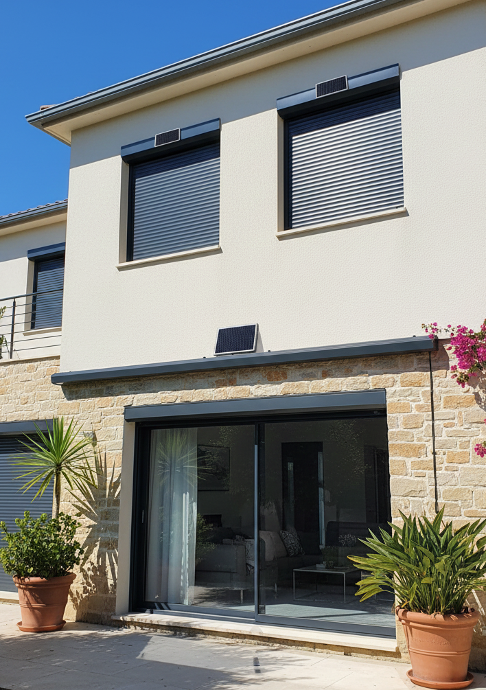 Volet roulant solaire installé à Marseille 13009 par Grand Sud Habitat