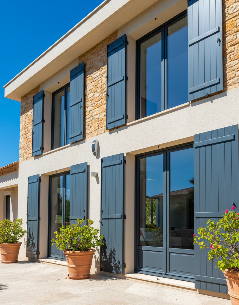 Volets battants électriques installés par des professionnels à Marseille