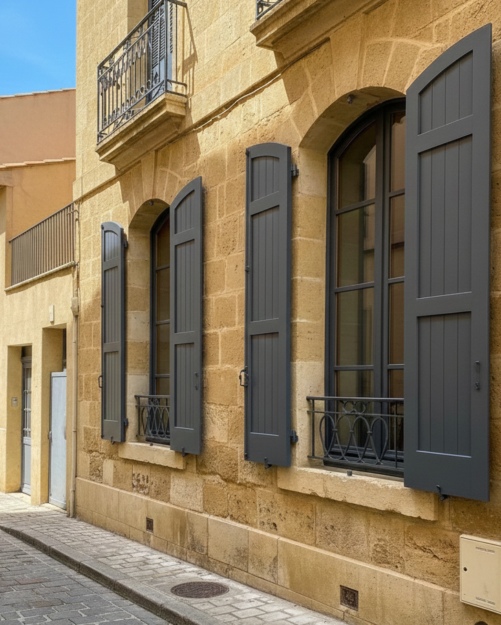 POSE DE FENETRES ET VOLETS BATTANTS CINTRES AIX-EN-PROVENCE