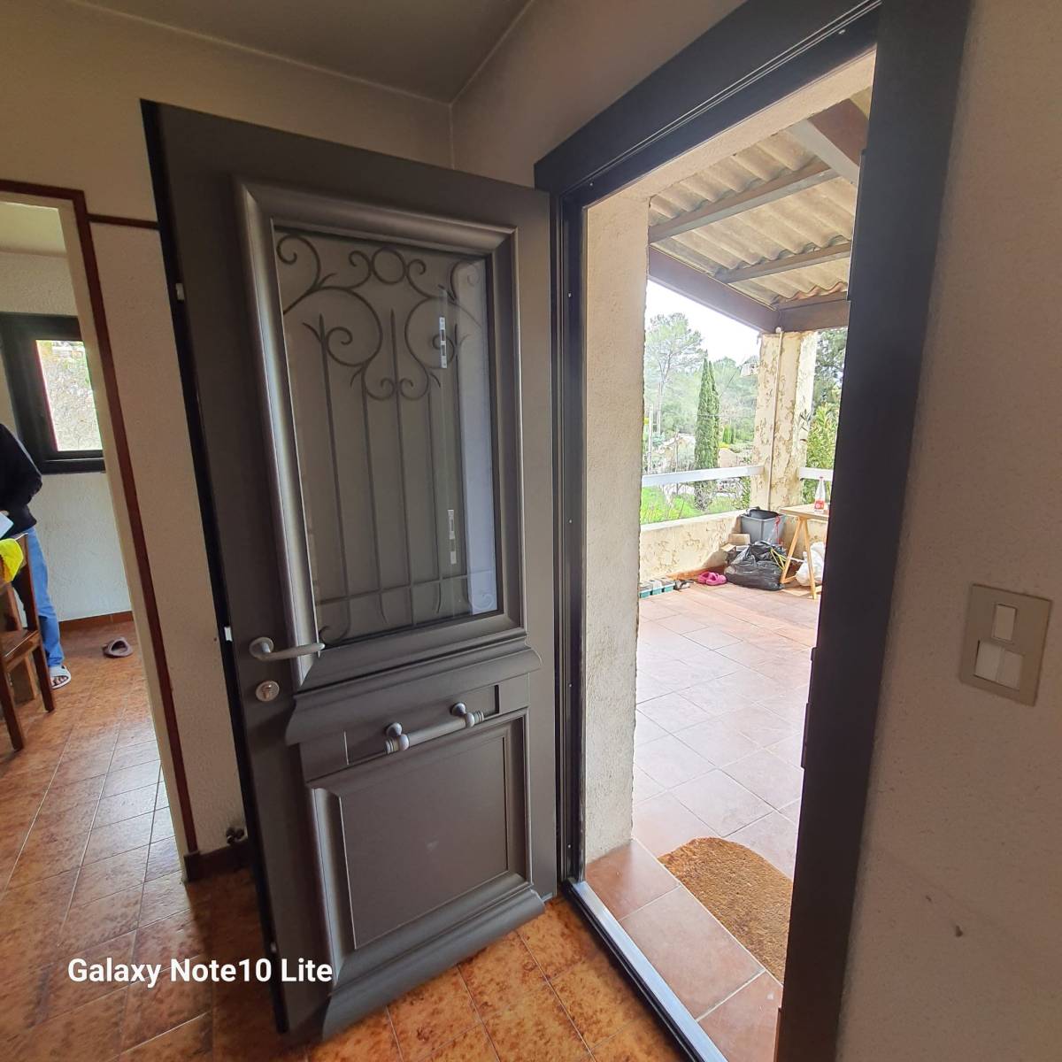 Porte d'entrée HELIOPOLIS en alu 