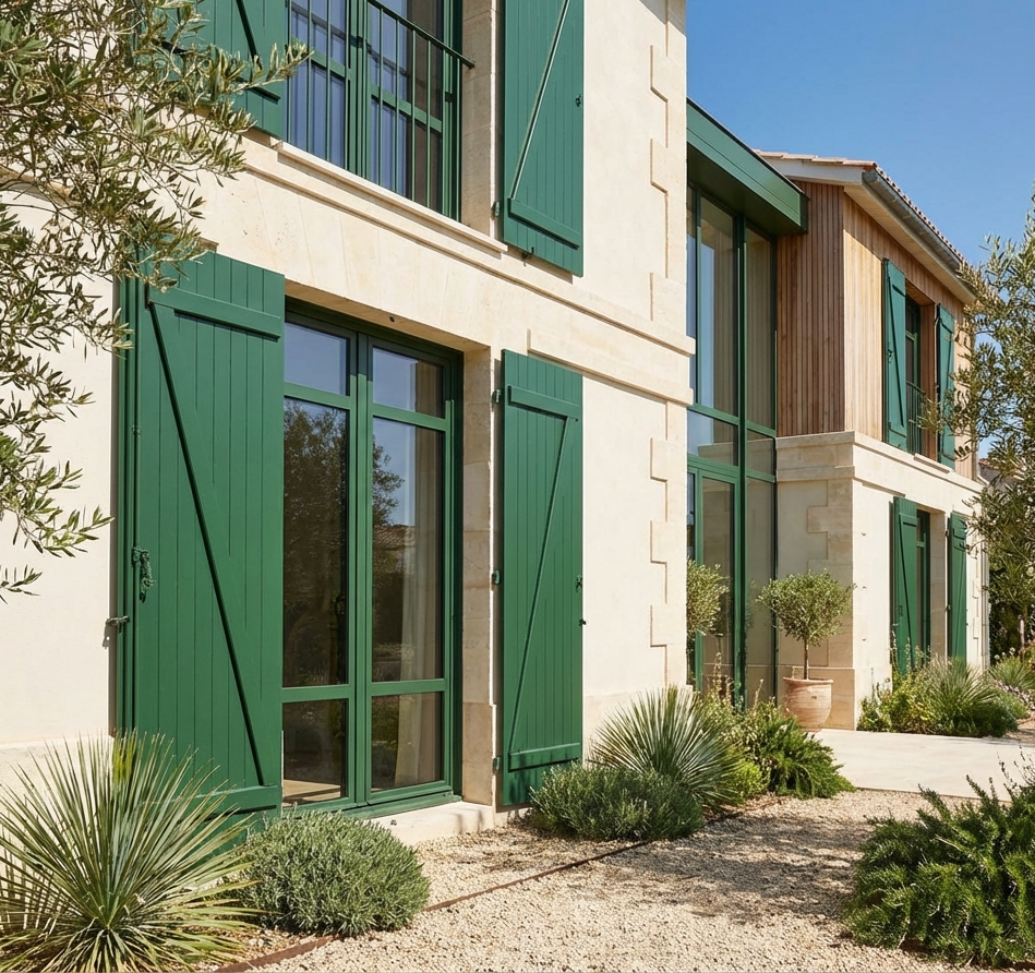 Professionnels pour la pose de volets battants en alu, PVC, bois et composite à Marseille