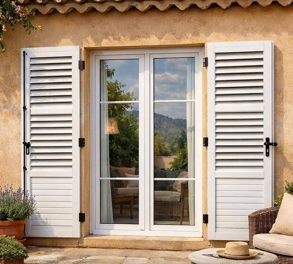 Volets battants sur-mesure à lames orientables à Aubagne